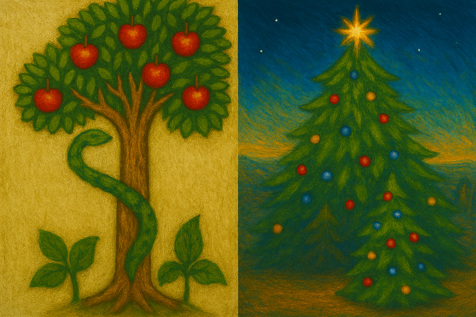 From Eden to Bethlehem: Adam, Christ, and the Meaning of December 24–25